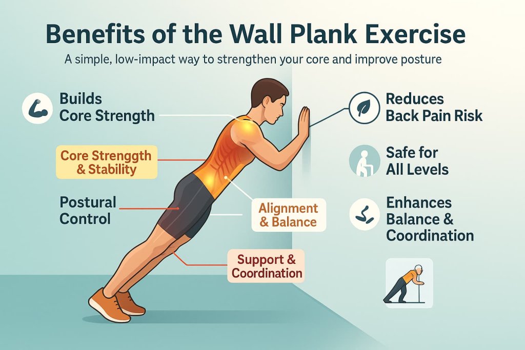 Benefits of the Wall Plank Exercise