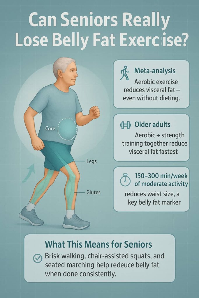 Can Seniors Really Lose Belly Fat With Exercise?
