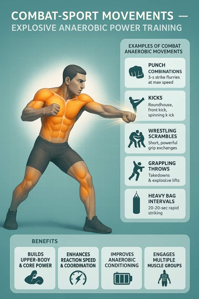 Combat-Sport Movements Anaerobic Exercise