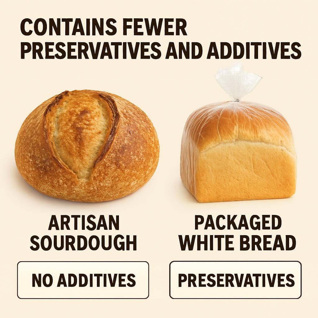 Sourdough Bread Contains Fewer Preservatives and Additives