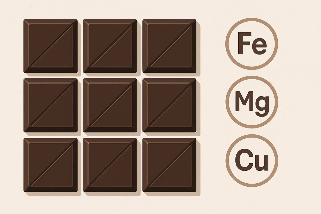 Dark Chocolate Contributes to Nutrient Intake