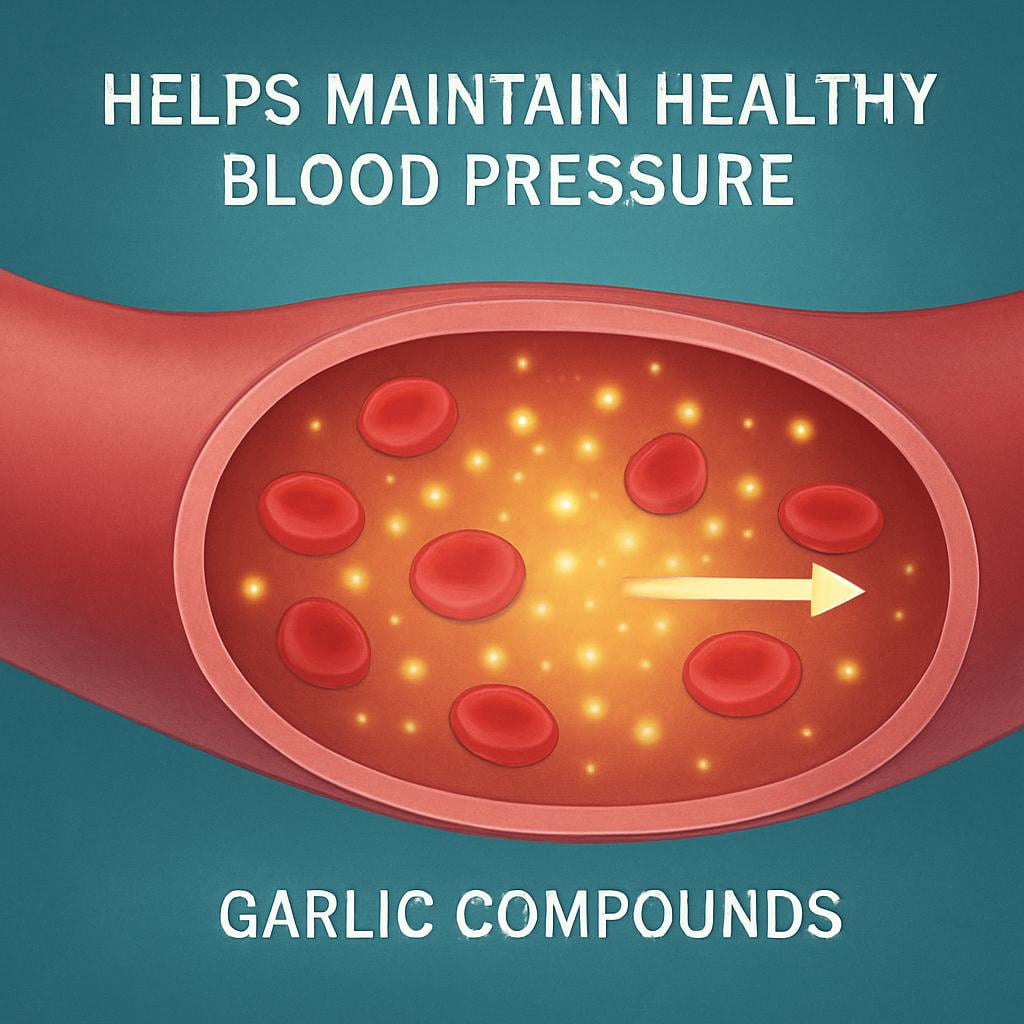 Garlic Helps Maintain Healthy Blood Pressure