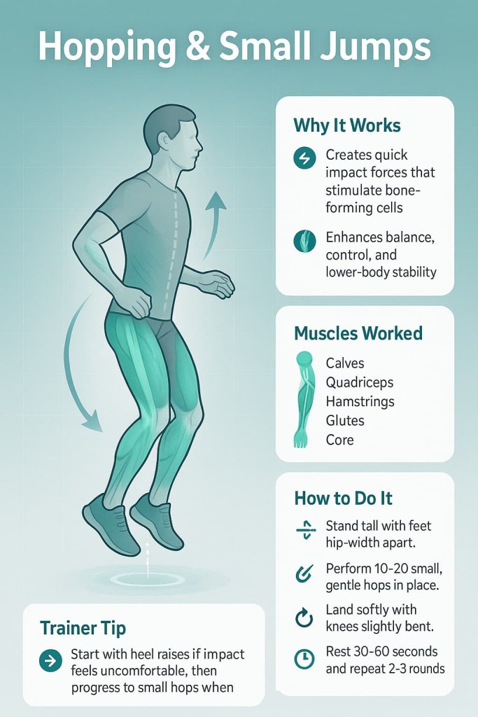 Weight-Bearing Hopping and Small Jumps Exercises