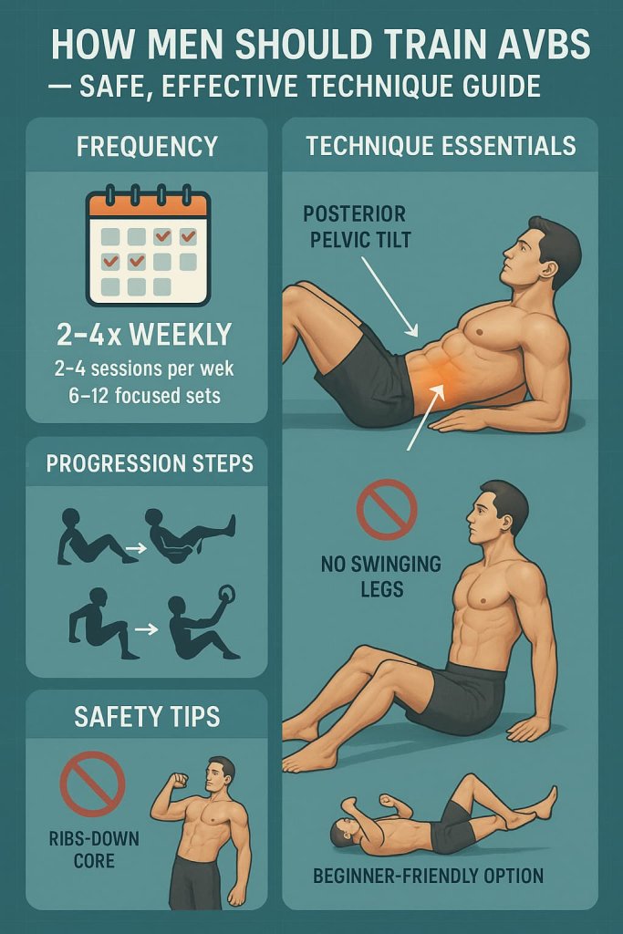 How Men Should Train Lower Abs (Safe & Effective Guidelines)