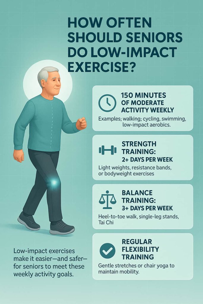 How Often Should Seniors Do Low-Impact Exercise?