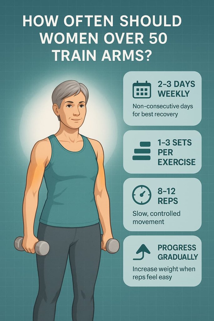 How Often Should Women Over 50 Train Arms?