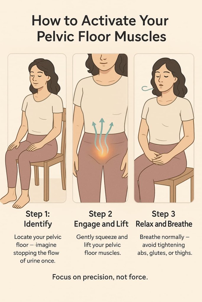 How to Activate Your Pelvic Floor Muscles