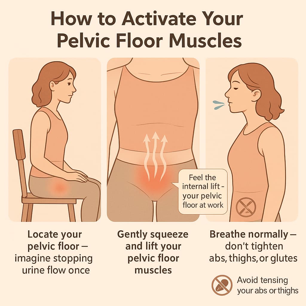 How to Activate Your Pelvic Floor Muscles