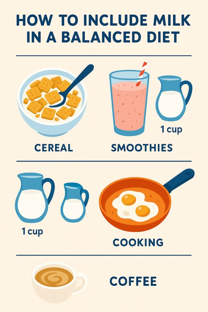 How to Include Milk in a Balanced Diet
