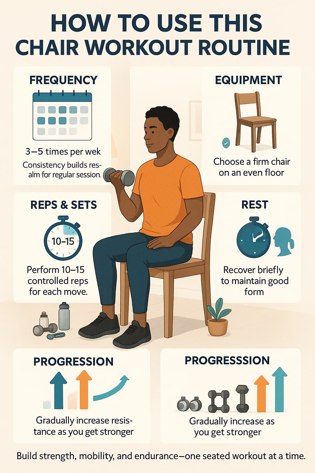 Body Weight Rows Using A Chair 20 Best Chair Workouts to Get Fit Without Leaving Your Seat