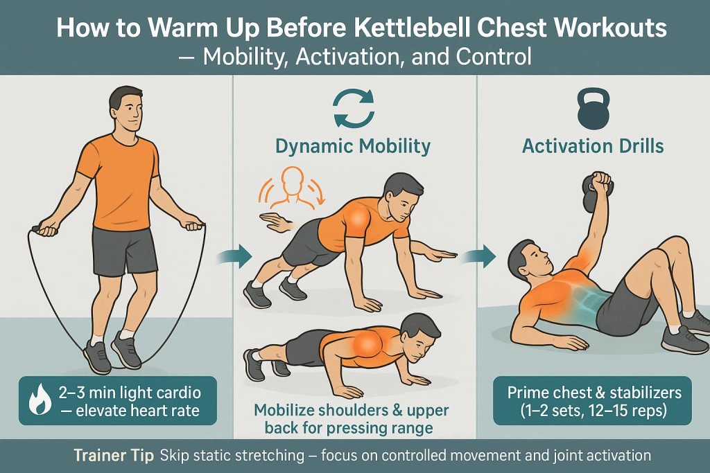 How to Warm Up Before Kettlebell Chest Workouts