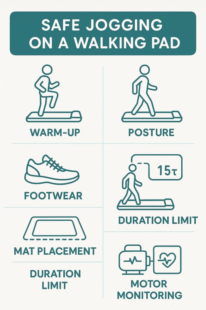 Safe Jogging Tips on a Walking Pad