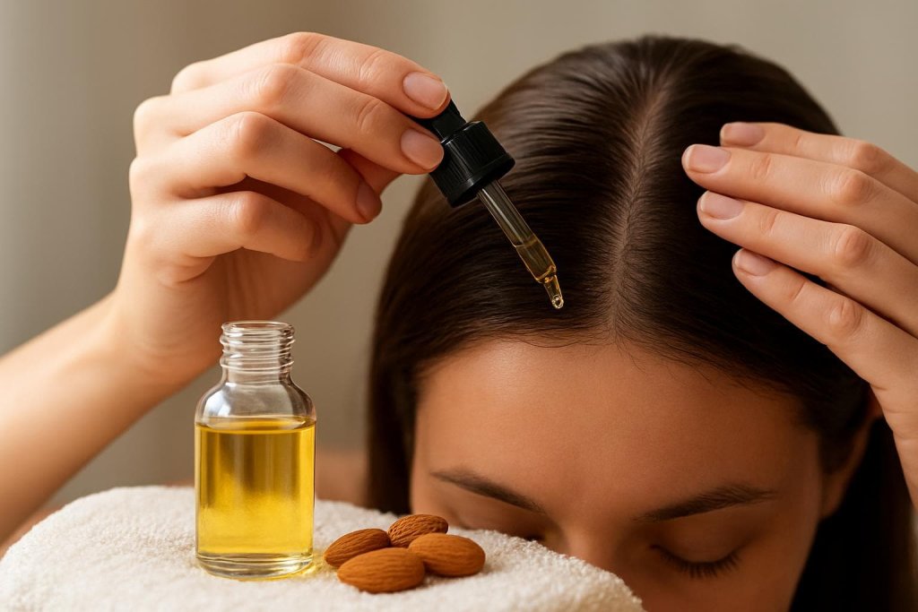 Almond Oil Helps Soften Dry or Brittle Hair