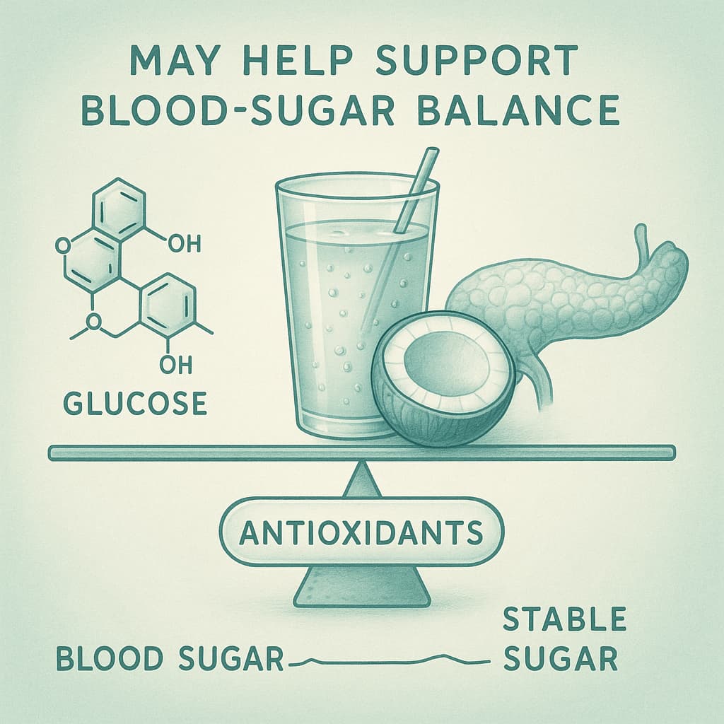 Coconut Water May Help Support Blood-Sugar Balance