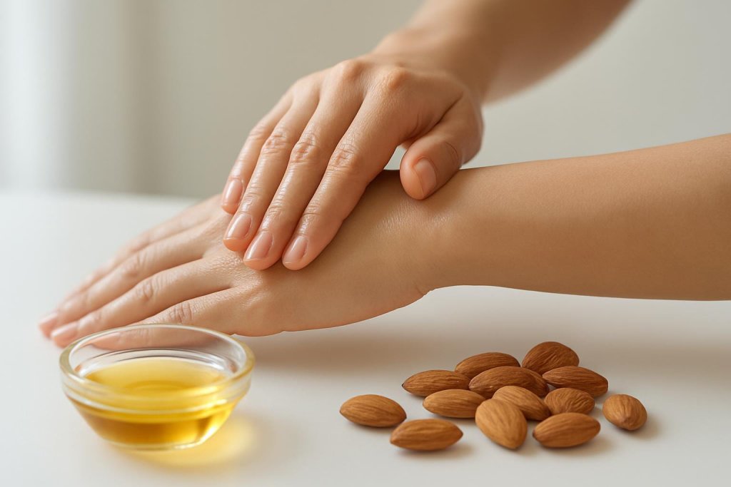 Almond Oil Supports Skin Barrier Hydration