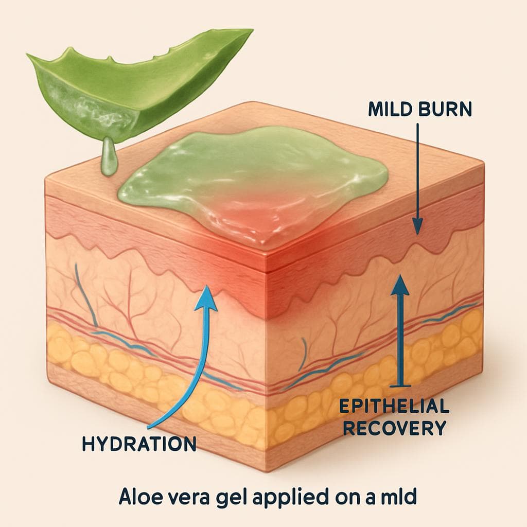 Aloe Vera May Promote Wound Recovery and Minor Burn Relief