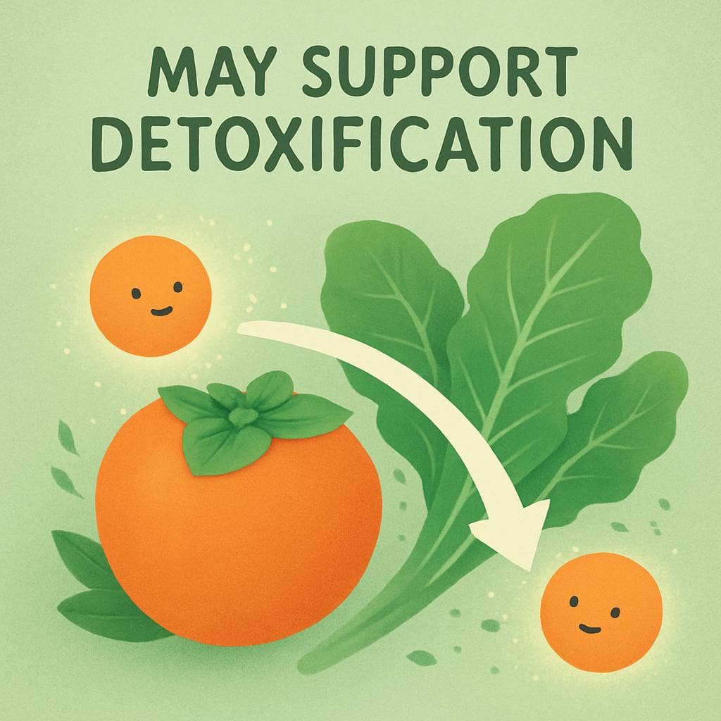 Persimmons  May Support Detoxification