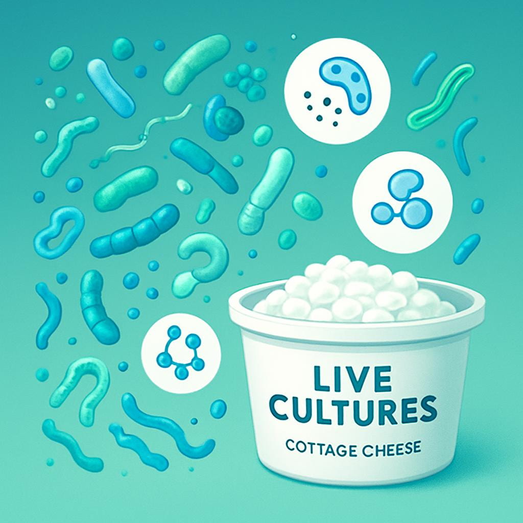 Cottage Cheese May Support Gut Health (If Containing Live Cultures)