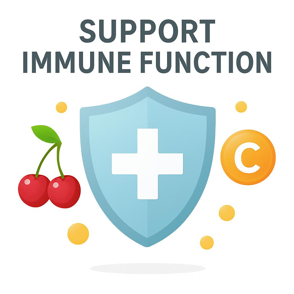 Tart Cherry Juice May Support Immune Function