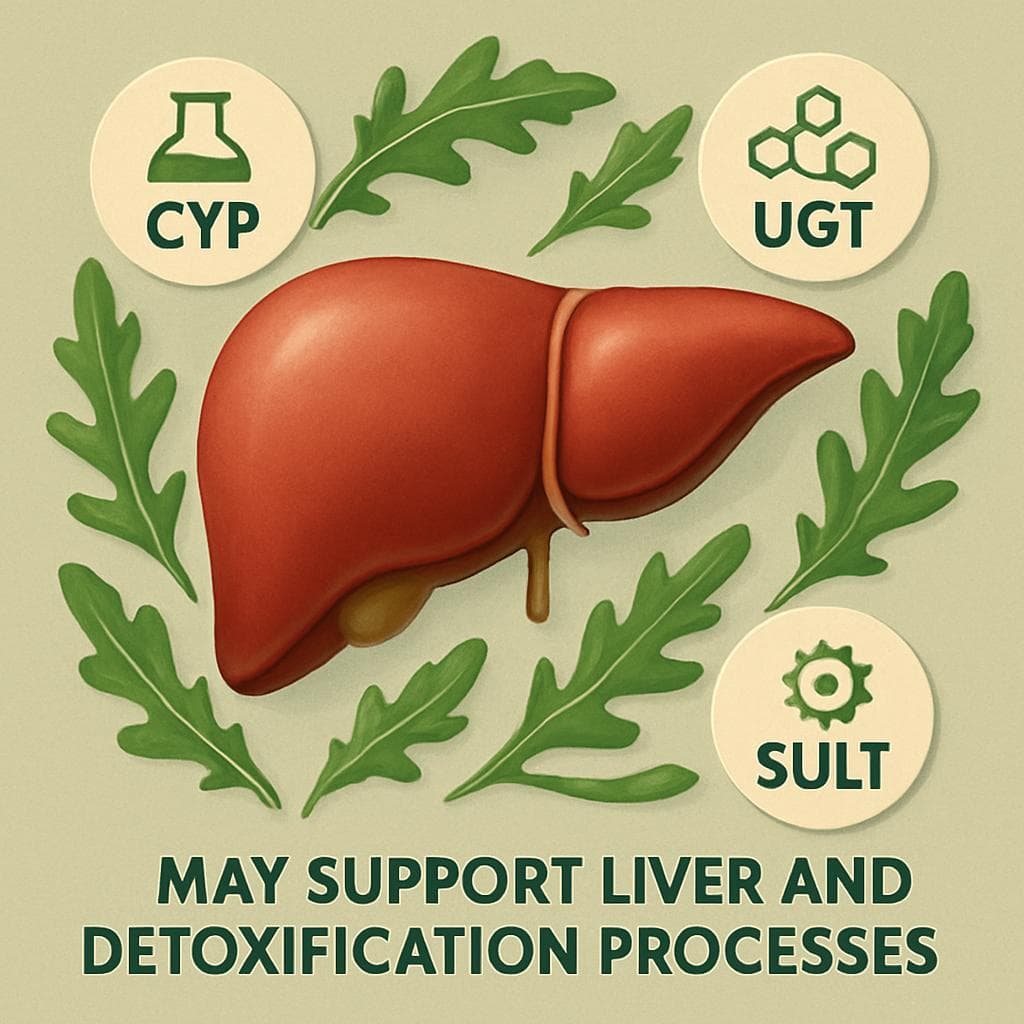 Arugula May Support Liver and Detoxification Processes