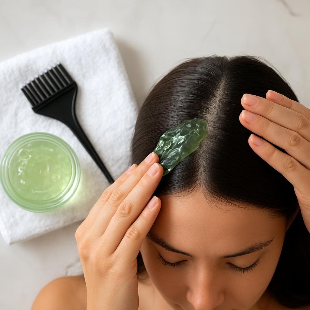 Aloe Vera May Support Scalp and Hair Hydration