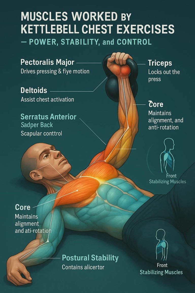 15 Best Kettlebell Chest Exercises: Strength, Power & Definition