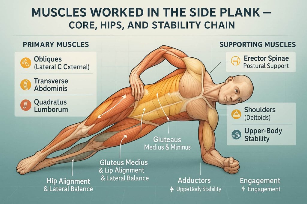 Muscles Worked in the Side Plank