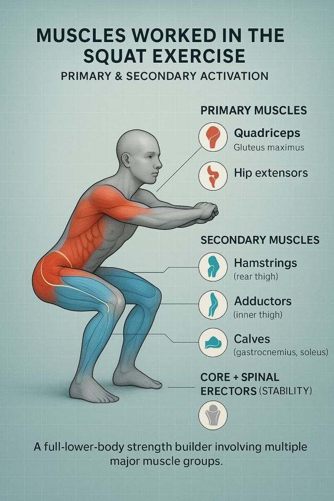 Muscles Worked in the Squat Exercise