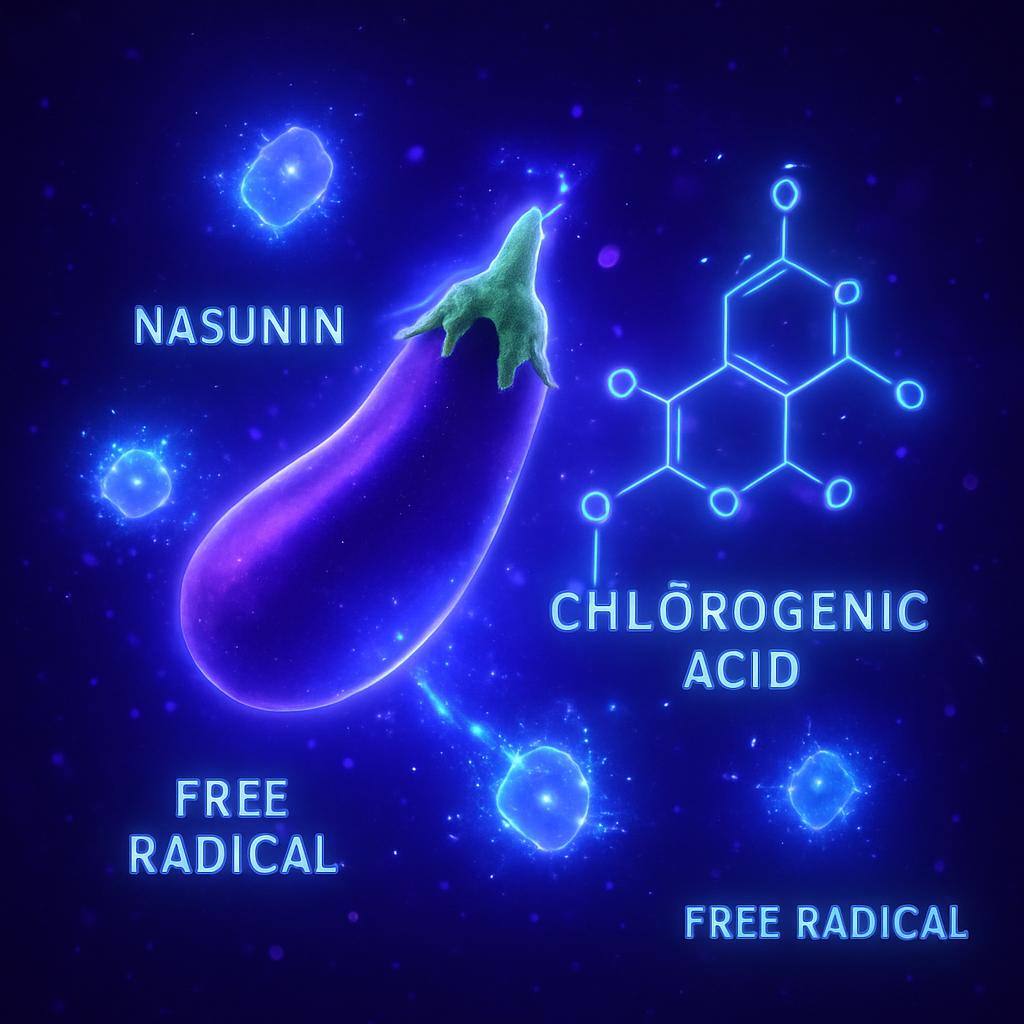 Eggplant Provides Antioxidant Protection