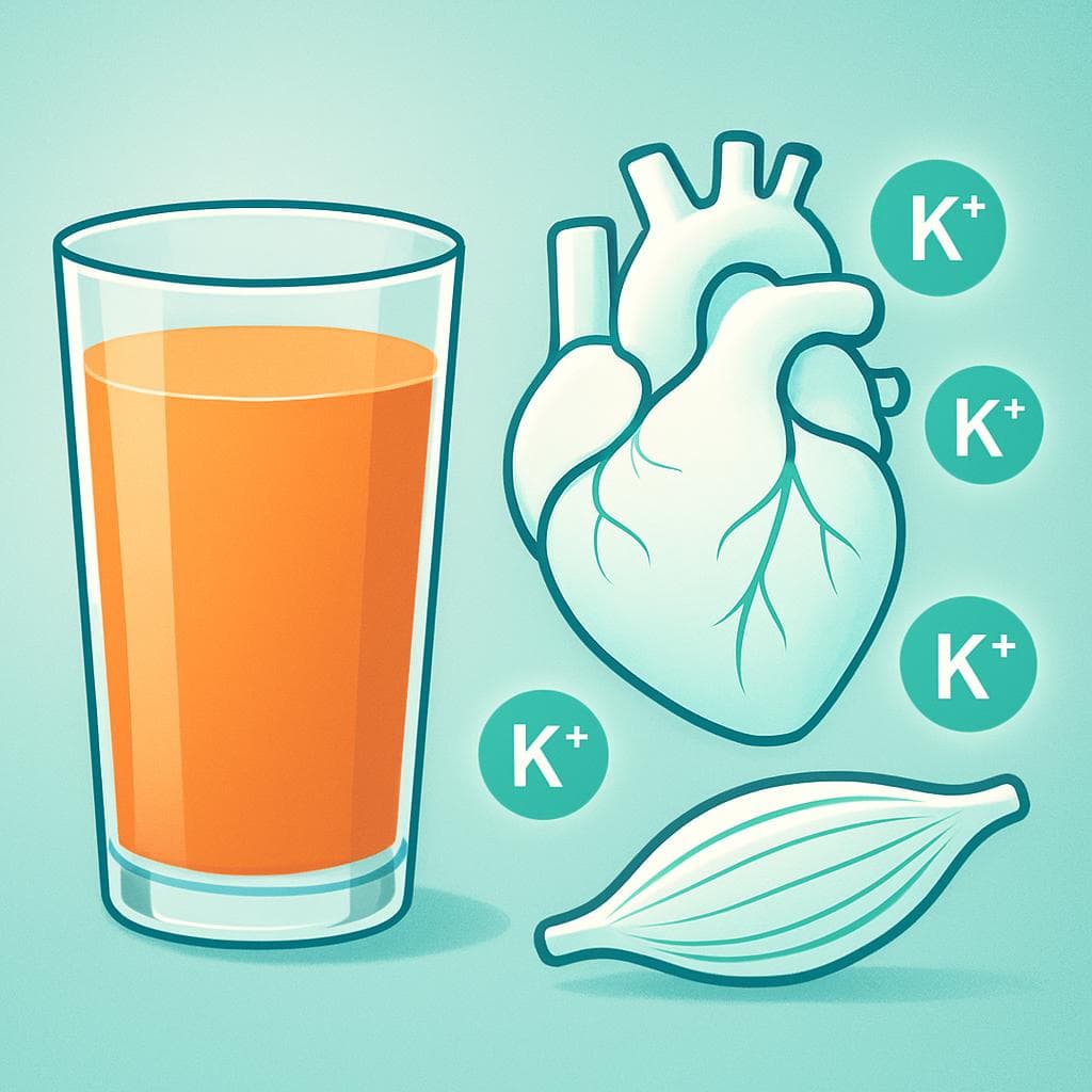 Apple Juice Provides Potassium for Heart and Muscle Function