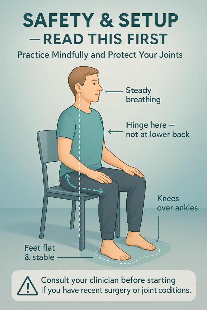 Safety & Setup  for Chair Yoga Exercises
