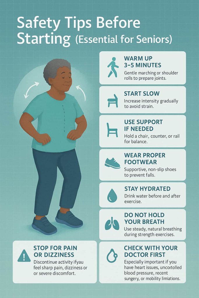 Safety Tips Before Starting (Essential for Seniors)