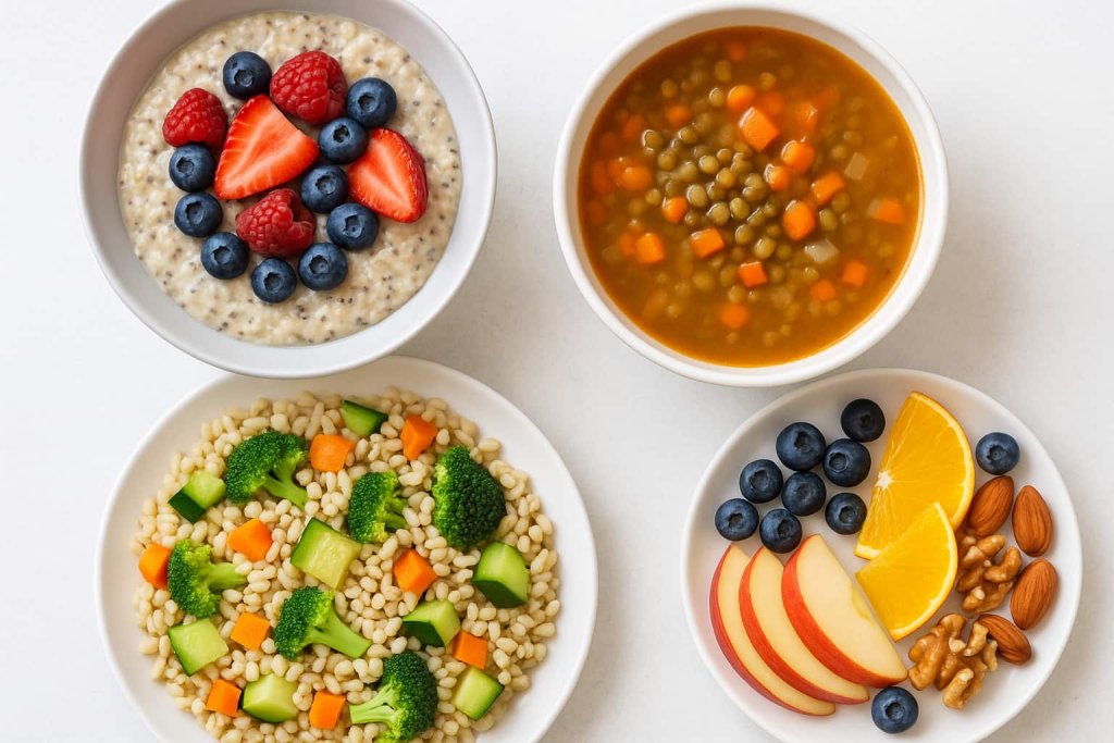 Sample High-Fiber Meal Ideas