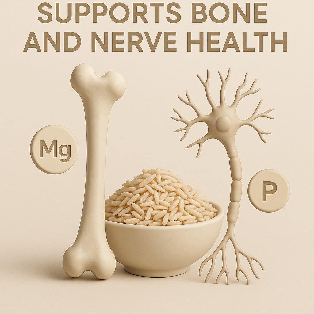 Brown Rice Supports Bone and Nerve Health