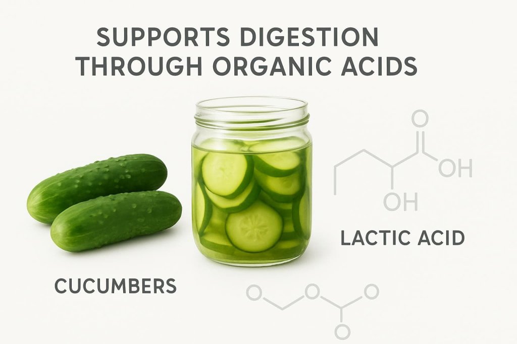 Pickles Supports Digestion Through Organic Acids