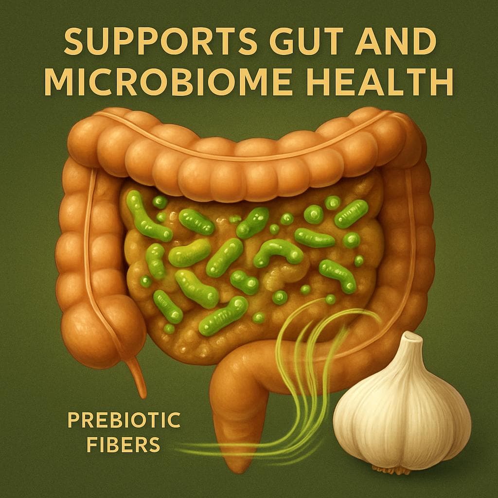 Garlic Supports Gut and Microbiome Health