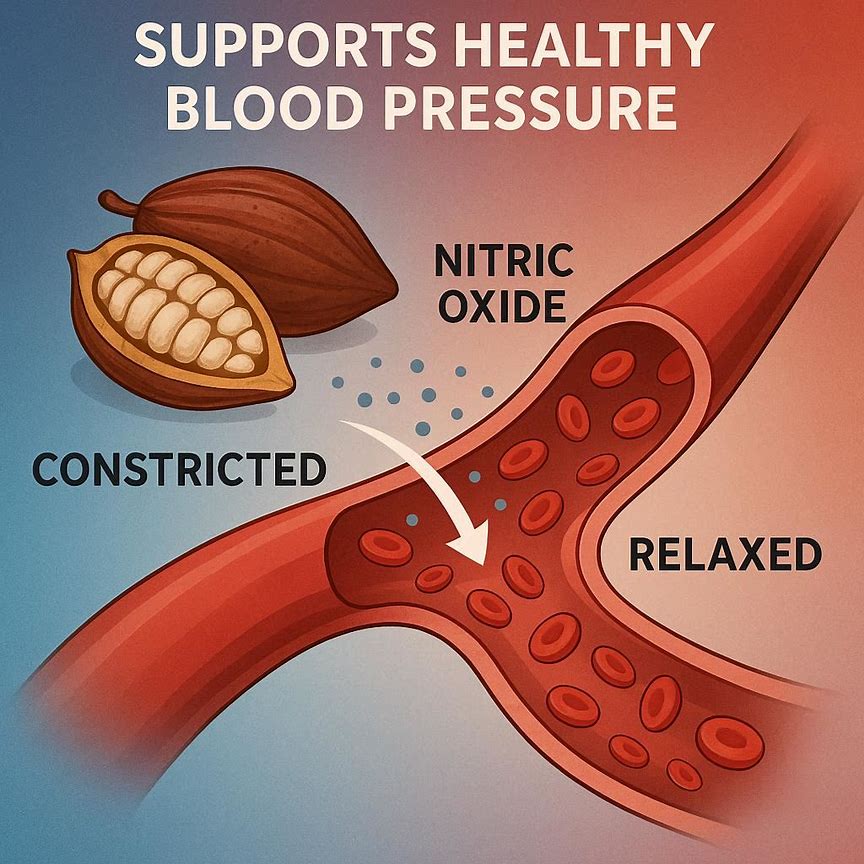 Cacao Supports Healthy Blood Pressure