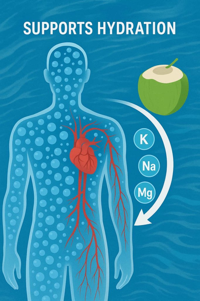 Coconut Water Supports Hydration