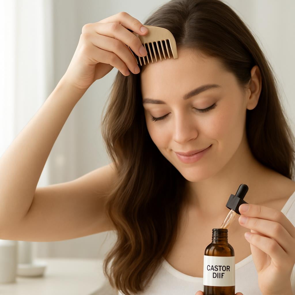 Castor Oil Supports Scalp and Hair Health