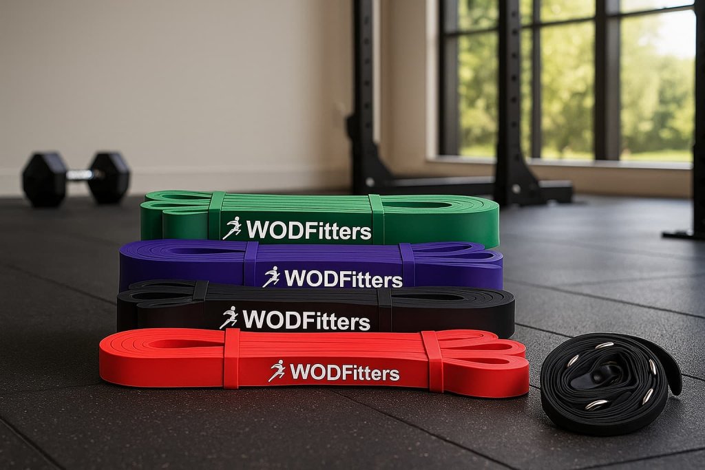 WODFitters Resistance Band Set with Heavy-Duty Door Strap — Best for Versatile Full-Body Training at Home