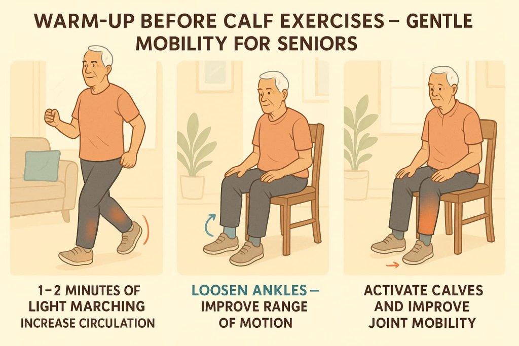 Warm-Up Before Calf Exercises — Gentle Mobility for Seniors