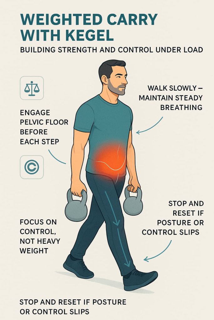 Weighted Carry with Kegel (Advanced)