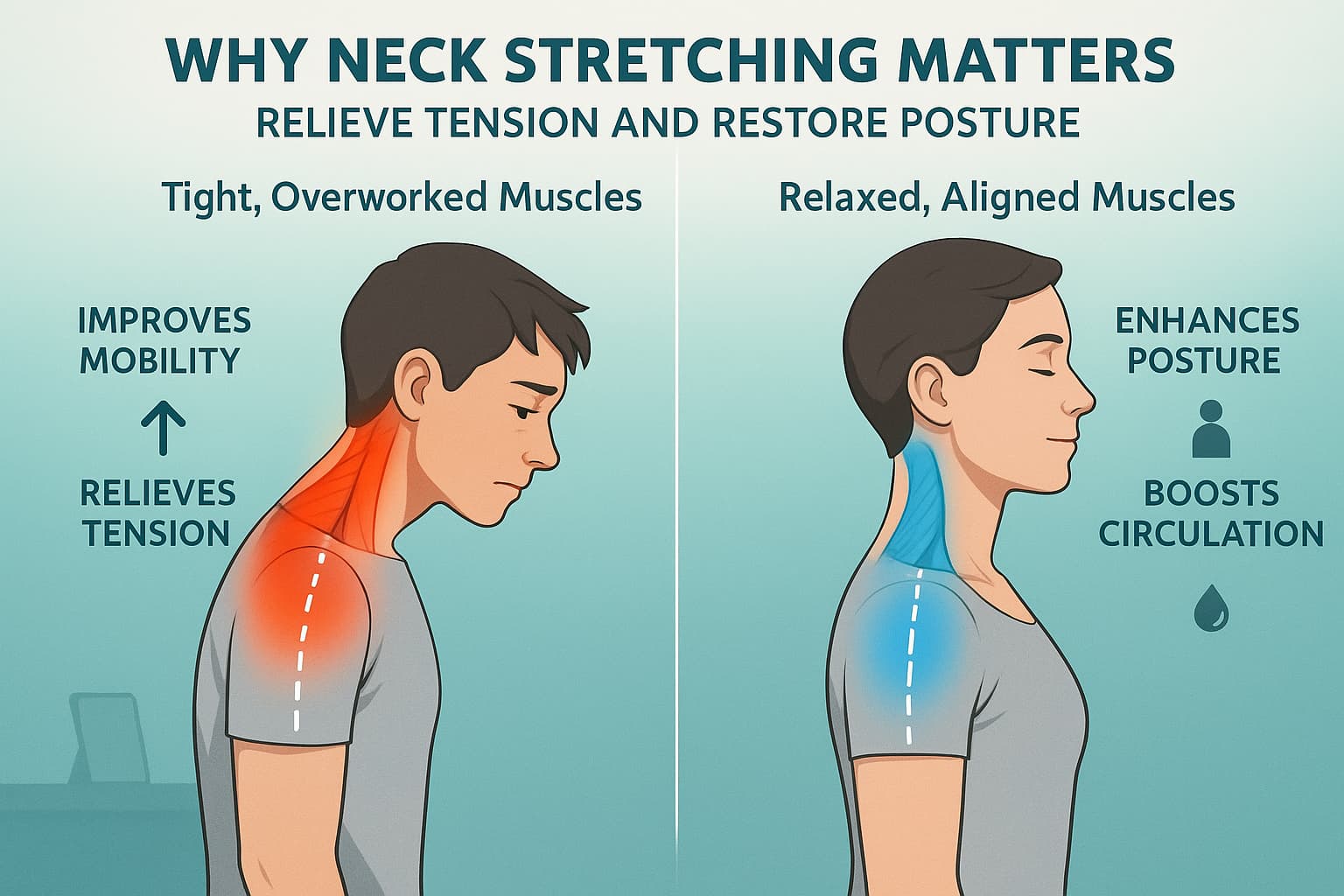 12 Best Neck Stretching Exercises for Tension Relief & Posture