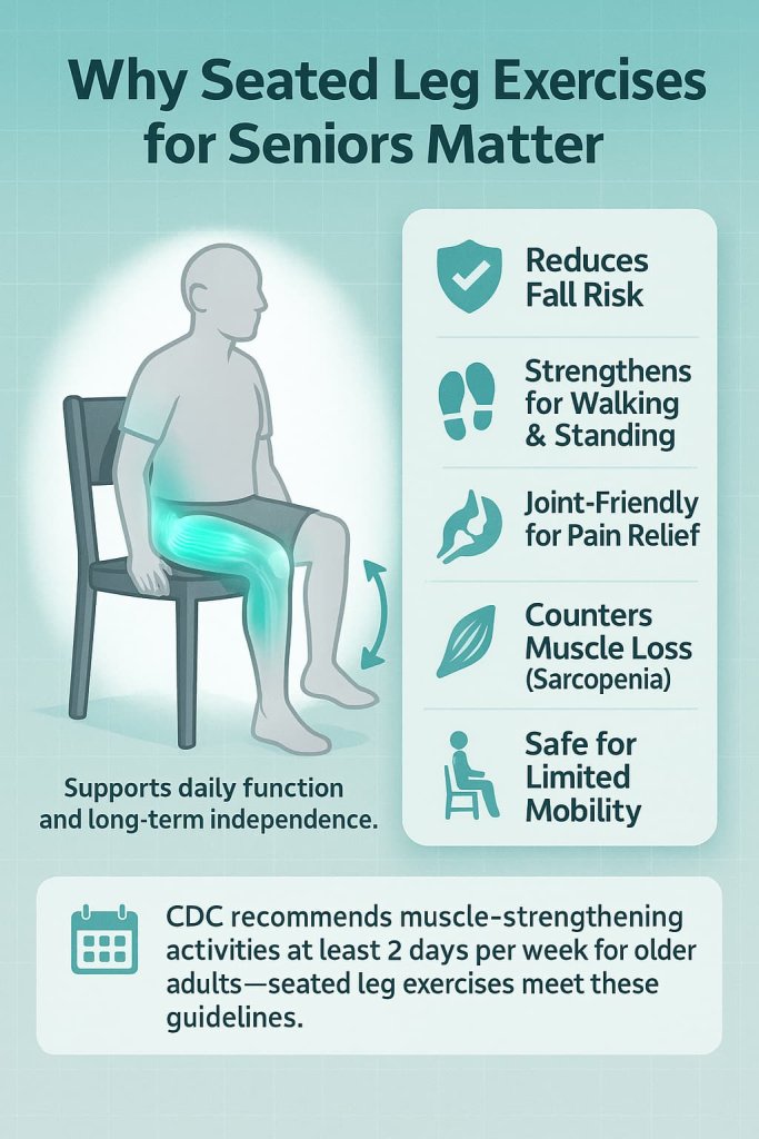 Why Seated Leg Exercises for Seniors Matter