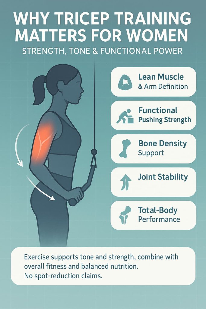 Why Tricep Training Matters for Women