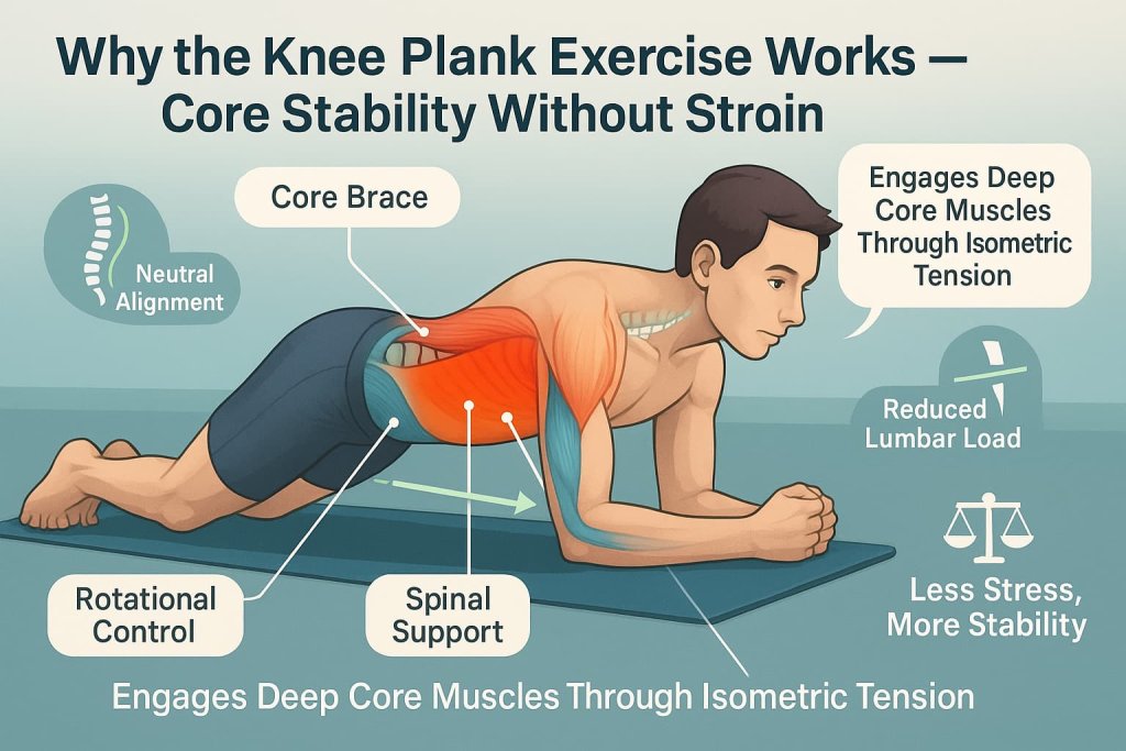 Why the Knee Plank Exercise Works
