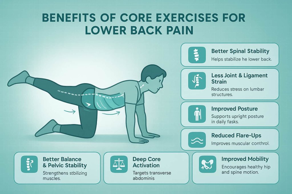 Benefits of Core Exercises for Lower Back Pain