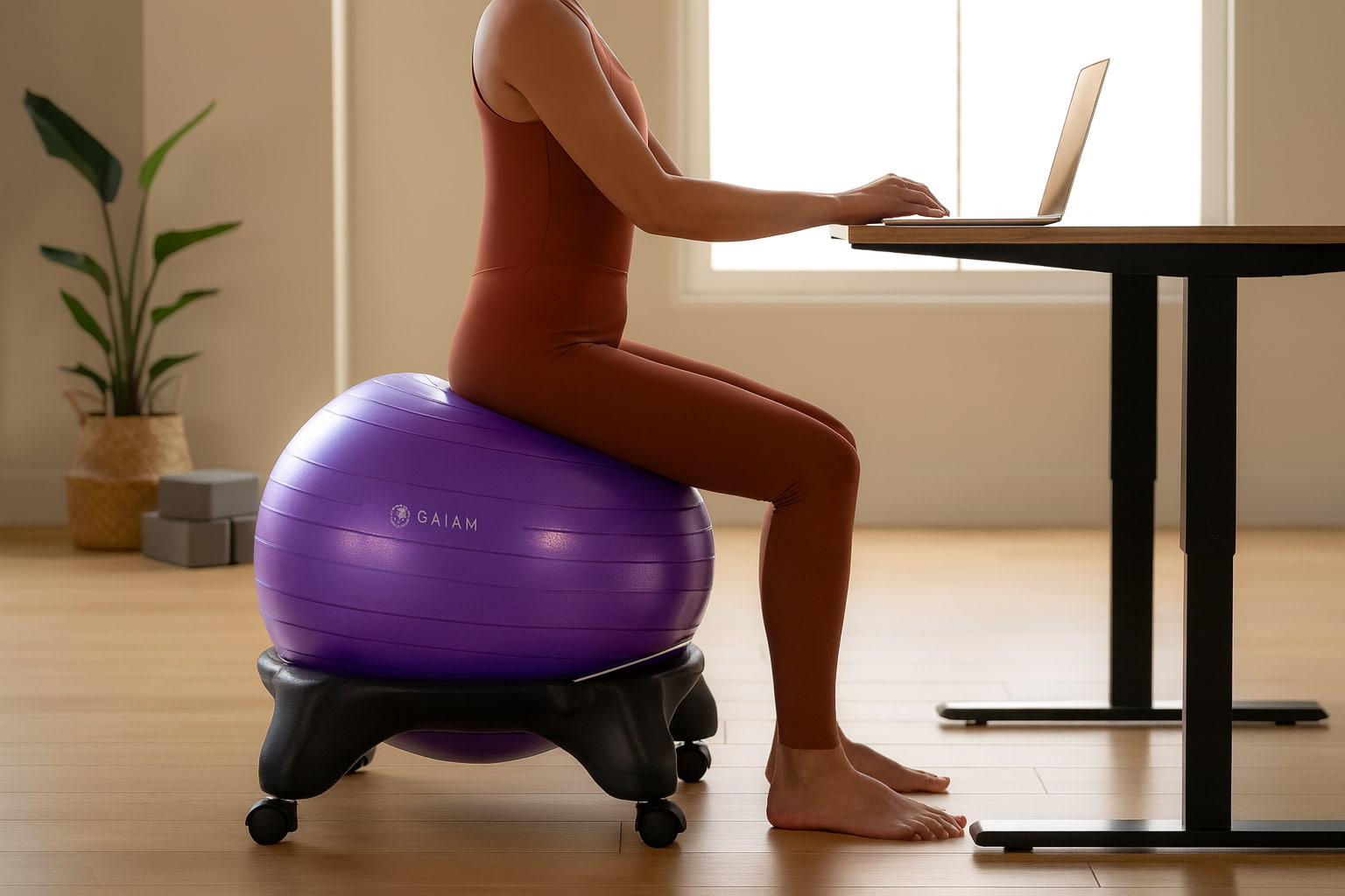 Best Yoga Ball Chair for Active Sitting, Posture, and Back Support