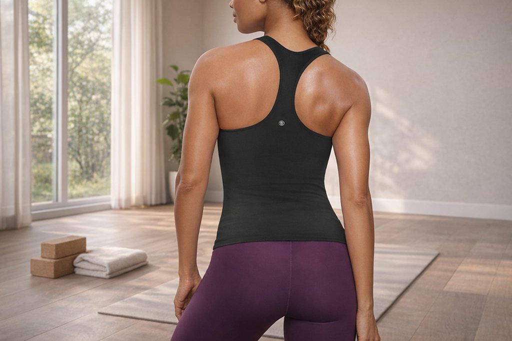CRZ YOGA Butterluxe Workout Racerback Tank — Best for Soft, Built-In Support Yoga Sessions