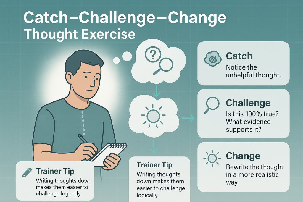 Catch–Challenge–Change Thought Exercise